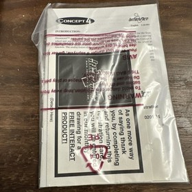 Concept 4 Racing Wheel Driving Wheel & Foot Pedal (Sega Dreamcast) Complete CIB