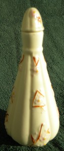 Belleek-7th-Mark-Gold-Scent-PERFUME-BOTTLE-w-stopper-Irish-Parian-China-Pottery
