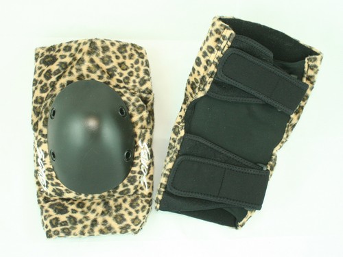 SMITH SCABS ELITE LEOPARD ELBOW PADS Skateboard Roller Derby
