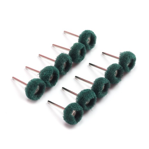 50Pcs 25mm Abrasive Wheel Buffing Polishing Wheel Set For Rotary Tool Grit 150