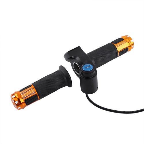 Details about / Electric Bike Half Wrist Throttle Grip Handle Voltage LED Display Indicator//Lock