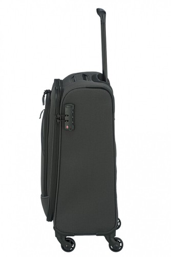 bagages à main TSA-Château Travelite Valise Derby Anthracite 4-rad Trolley S 55 cm