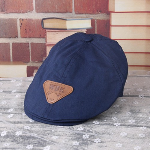 Hot Baby Kids Stripe Beret Cap Boy Girl Infant Toddler Peaked Baseball Flat Hat