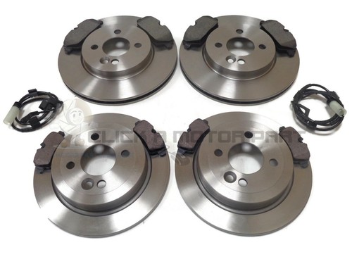 Mini R56 one cooper 1.6 06-13 avant et arrière disques de frein /& garnitures /& capteurs