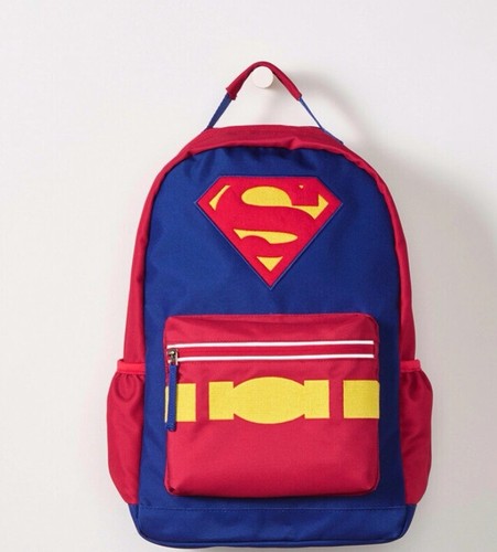 HANNA ANDERSSON SUPERMAN HERO BACKPACK LUNCH BOX SET MED JUSTICE LEAGUE