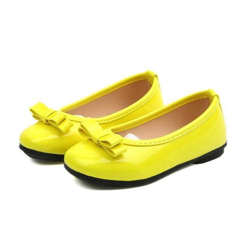 Children Kids Baby Girls Toddler Solid Leather Single Princess Shoes Sandals