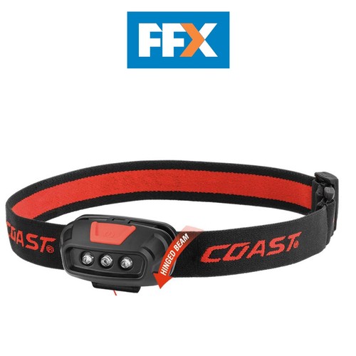 Coast FL14 37 Lumens Dual Colour Head Torch with 2 x AAA Batteries