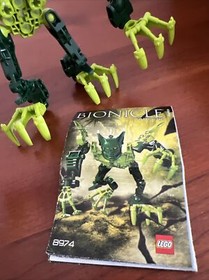 2 sets PHOTOS!! 8974 8973 LEGO BIONICLE Lot TARDUK RANUU COMPLETE GLATORIAN