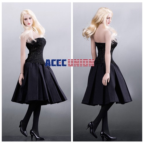 1//6 Audrey Hepburn Black Dress Shoes Set For 12/" PHICEN Hot Toys Figure U.S.A.
