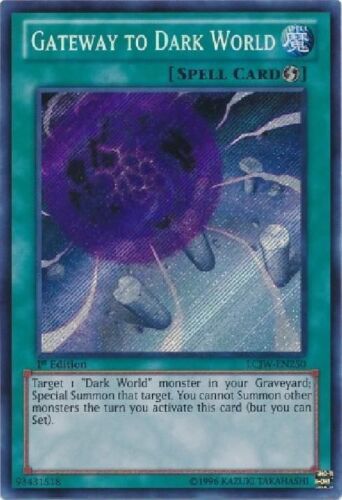 Gateway To Dark World Yugioh Mint Rare Card Lcjw En250 Yu Gi Oh Trading Card Game Yu Gi Oh Individual Cards