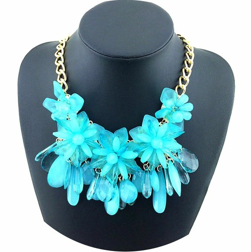 Kette Damen Party Outfit Choker Statementkette Halskette Partykette Necklace G51