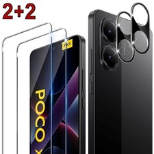 2x Schutzglas + 2x Kameraschutz für Xiaomi POCO X7 Pro 5G 6.67