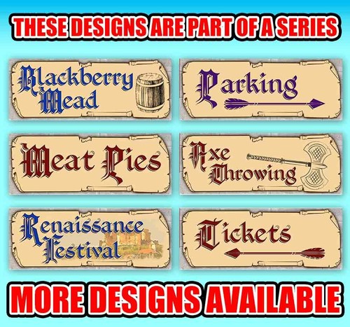 Renaissance Fair Tickets 13 oz Banner Non-Fabric Heavy-Duty Vinyl Single-Sided with Metal Grommets Renaissance Fair Tickets 13 oz Banner Non-Fabric Heavy-Duty Vinyl Single-Sided with Metal Grommets