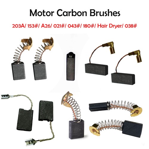 10 x Angle Grinder CARBON BRUSHES MOTOR TOOLS Slotting Machine Trimmer 8 Size US