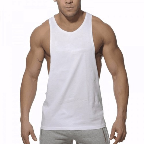 UK Mens Sleeveless Vest Bodybuilding Muscle Shirt Stringer Workout Tank Top Tee