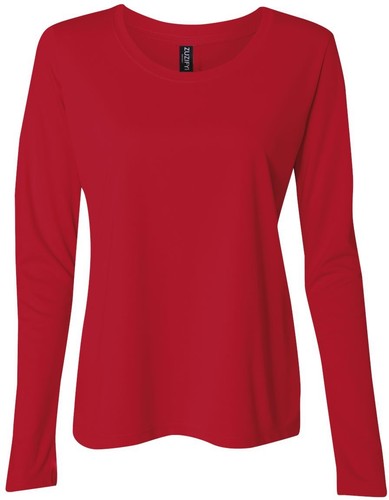 ZUZIFY Ladies Junior Fit Long Sleeve Performance T-Shirt KR0382