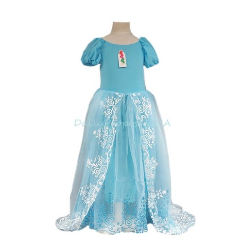 Disney Inspired Princess Dress 6+Sty Kid Girl Halloween Cosplay Costume 2T-12 US