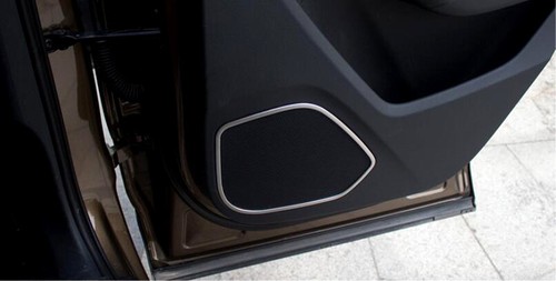 Stainless Interior Car Door Speaker cover Trim 4pcs For Audi Q3 8U 2012-2017