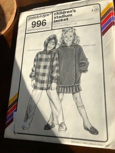 Your Choice Of Vintage Stretch And Sew Patterns Girls Childrens Sportswear UNCUT