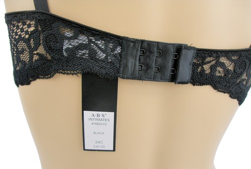 632 ABS Intimates Maidenform Underwire Bra with Lace Black