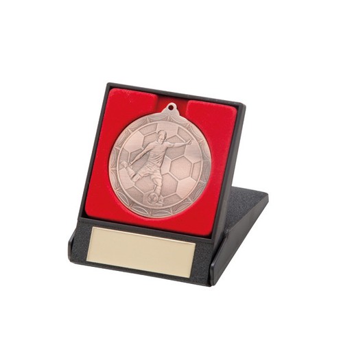 mb2299b 50 mm impulsions Football MEDAL dans Folding Case TRD free ENGRAVING