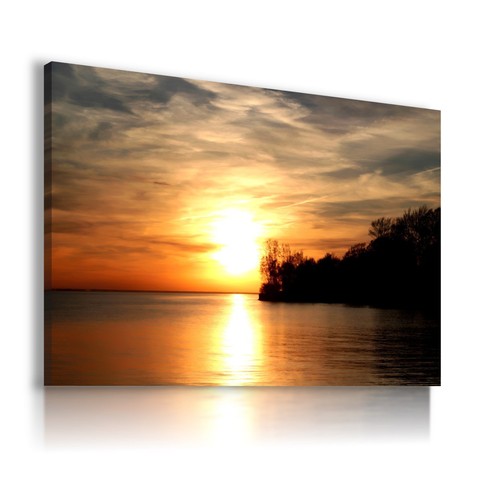 SUNSET BEACH SEA PERFECT View Canvas Wall Art Picture Large SIZES L268 MATAGA