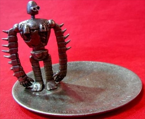 Details about / Ghibli Museum Limited Laputa Castle in the Sky Robot Army Jewelry Tray New