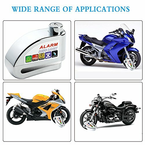 US Stock Alarm Disc Brake Lock Anti-theft for Motorcycle Bicycle Wheel Security