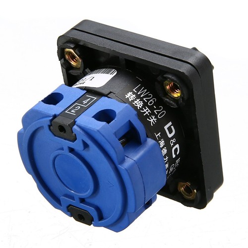 20A AC500V On-Off-On 3 Position Universal Rotary Selector Cam Changeover Switch