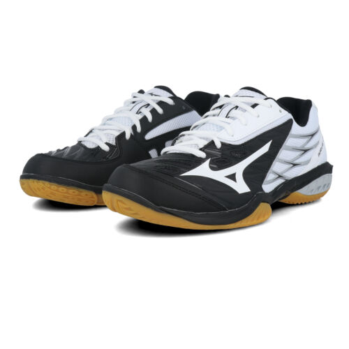 Mizuno Mens Wave Claw Indoor Court Shoes Black White Sports Badminton