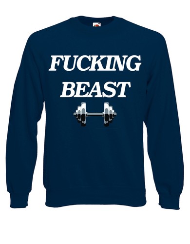 F*$@#^ing bête de levage gym gains de poids pullover pull sweater AI81