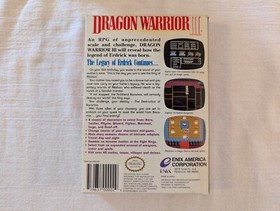 Dragon Warrior III 3 (Nintendo 1992) NES CIB Complete w/Maps & High Grade Box