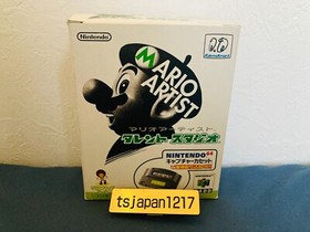 Nintendo Mario Artist Talent Studio 64DD Software w/ Capture Cassette Microphone