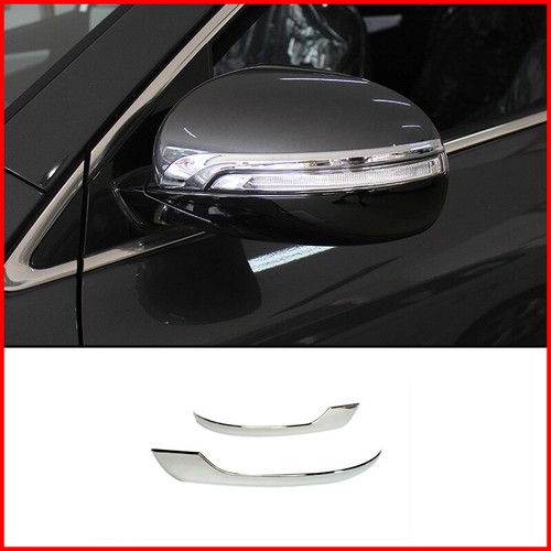 For Kia Sorento 2015-2018 2019 2pcs ABS Chrome Rearview Side Mirror Cover Trim