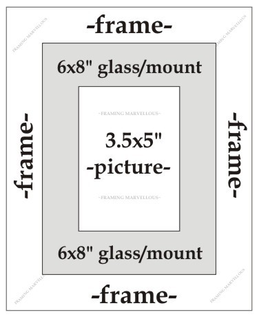 Honey Pine Wood Photo Picture Frame with Ivory Mount Choose size