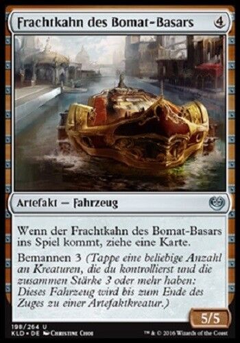 mint, Kaladesh, deutsch Frachtkahn des Bomat-Basars 4 Bomat Bazaar Barge