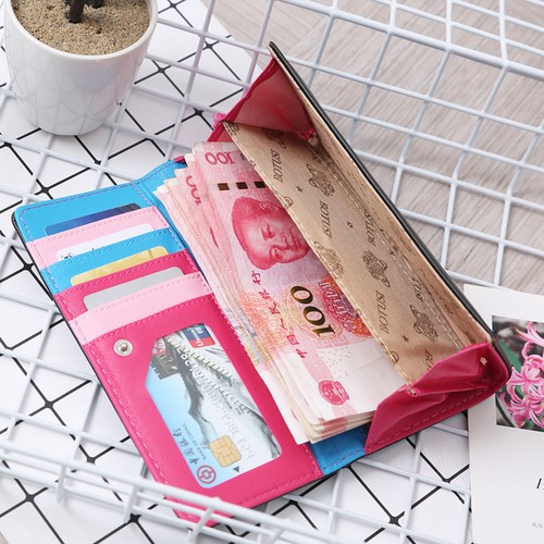 Women Long Wallet Owl Embroidered Cute Card Holder Bag Coin Purse Clutch Cheap