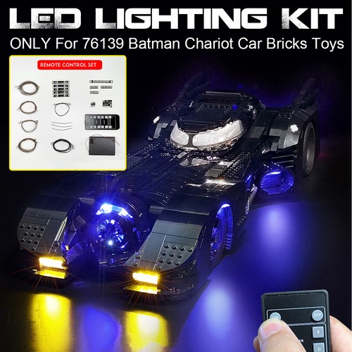 LED Licht Beleuchtung mit Fernbedienung Kit Für LEGO 76139 Chariot Car