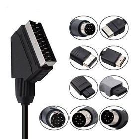 Extension Cable Male to Male for PS2/PS1/SEGA MD1/MD2 /DC/Genesis1/XBO 360/SCART