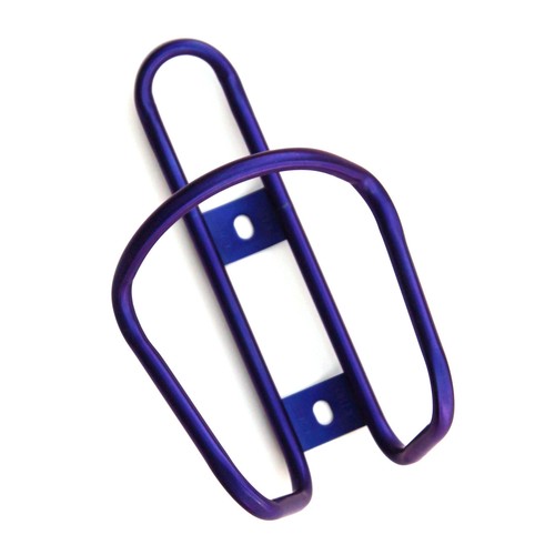 King Cage Titanium Water Bottle Cage Anodized Purple Made in Durango USA