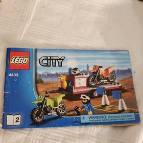 Lot of 4 Lego CITY *** Manuals Only *** 3365 4208 4431 4433(#2 ONLY)