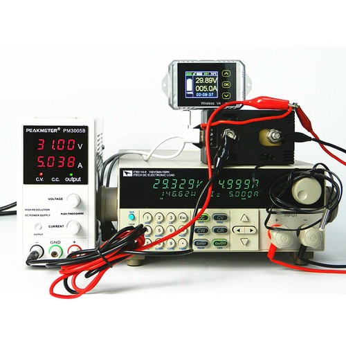 Color Screen Coulomb Counter Digital Voltmeter Direct Amp Meter Counter