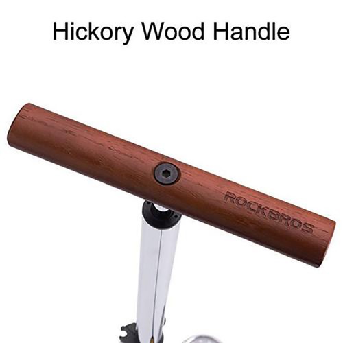 RockBros Bicycle Pumps with 200 Psi Gauge High Pressure Dual Bike Floor Pump