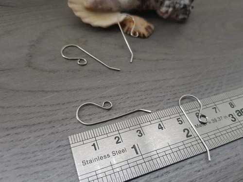 Alambres de oreja de Acero Inoxidable francés largosHecho A Pedido5//10//20 paresAstrid