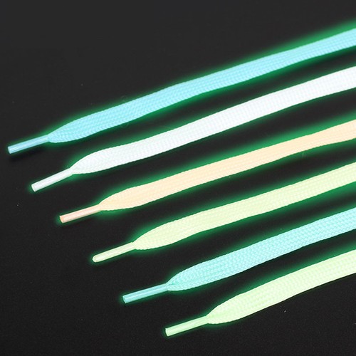1M Men Women Fluorescent Shoelaces Luminous Laces Glow In The Dark Dazzling