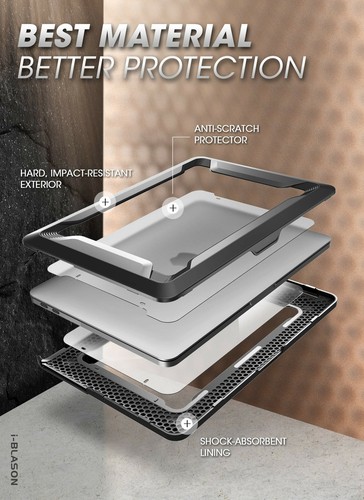 I-BLASON CUSTODIA robusta per MacBook Heavy Duty 16 pollici Pro 2019 Release