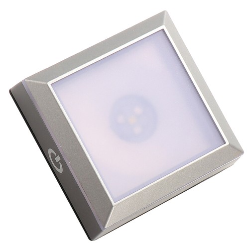 3D Crystal Glass Trophy Laser LED Light Base Square Display Stand Touch Switch