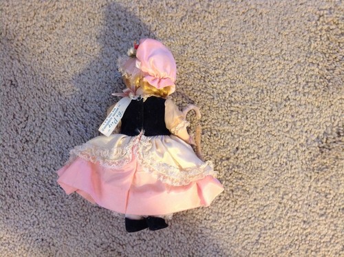 peach dress//beige apron Details about / Bo Peep Madame Alexander 7/" doll very good condition