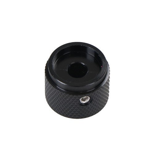 Dia Black Aluminum Rotary Control Potentiometer Knob 20mm x 15.5mm GN ZH