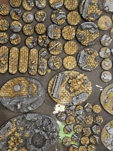 #1 Warhammer 40K 40mm Resin Rubble Base Set 5